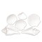 Beistle Club Pack of 72 White Seashell Luau Decors 15.75"